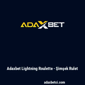 Adaxbet Lightning Roulette - Şimşek Rulet