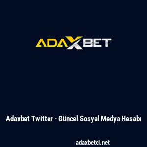 Adaxbet Twitter - Güncel Sosyal Medya Hesabı